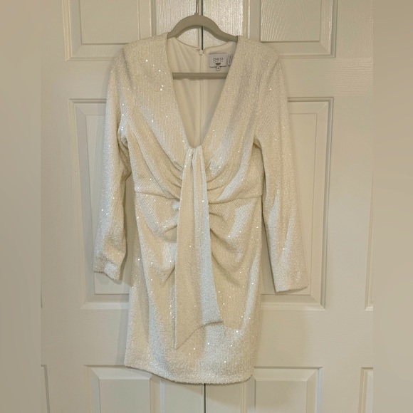 One33 Social White Sequin Cocktail Dress - Picture 1 of 1